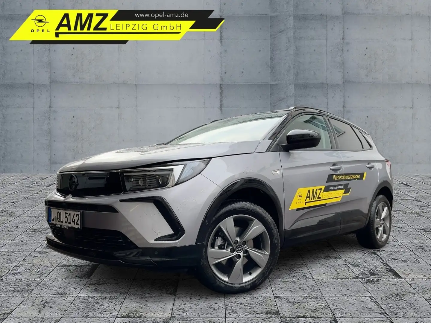 Opel Grandland 1.2 GS |360°Kamera|AGR.Sitze beheizt| Grijs - 1
