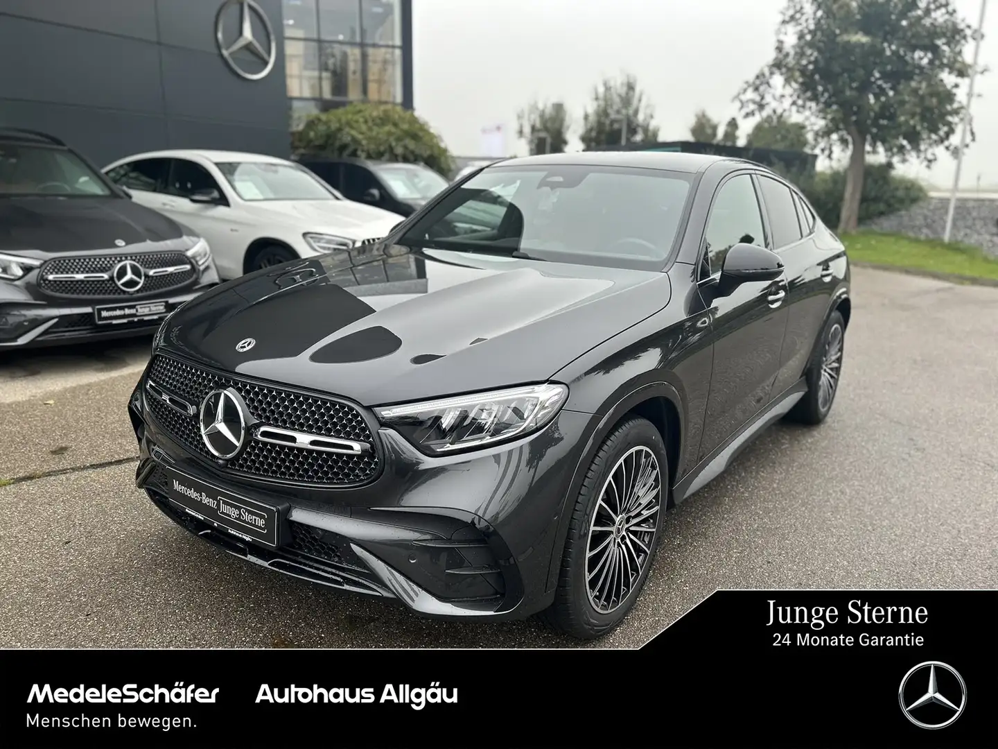 Mercedes-Benz GLC 200 GLC 200 4M Coupé AMG Night 20'' AHK LED Kam Ambi Grau - 1
