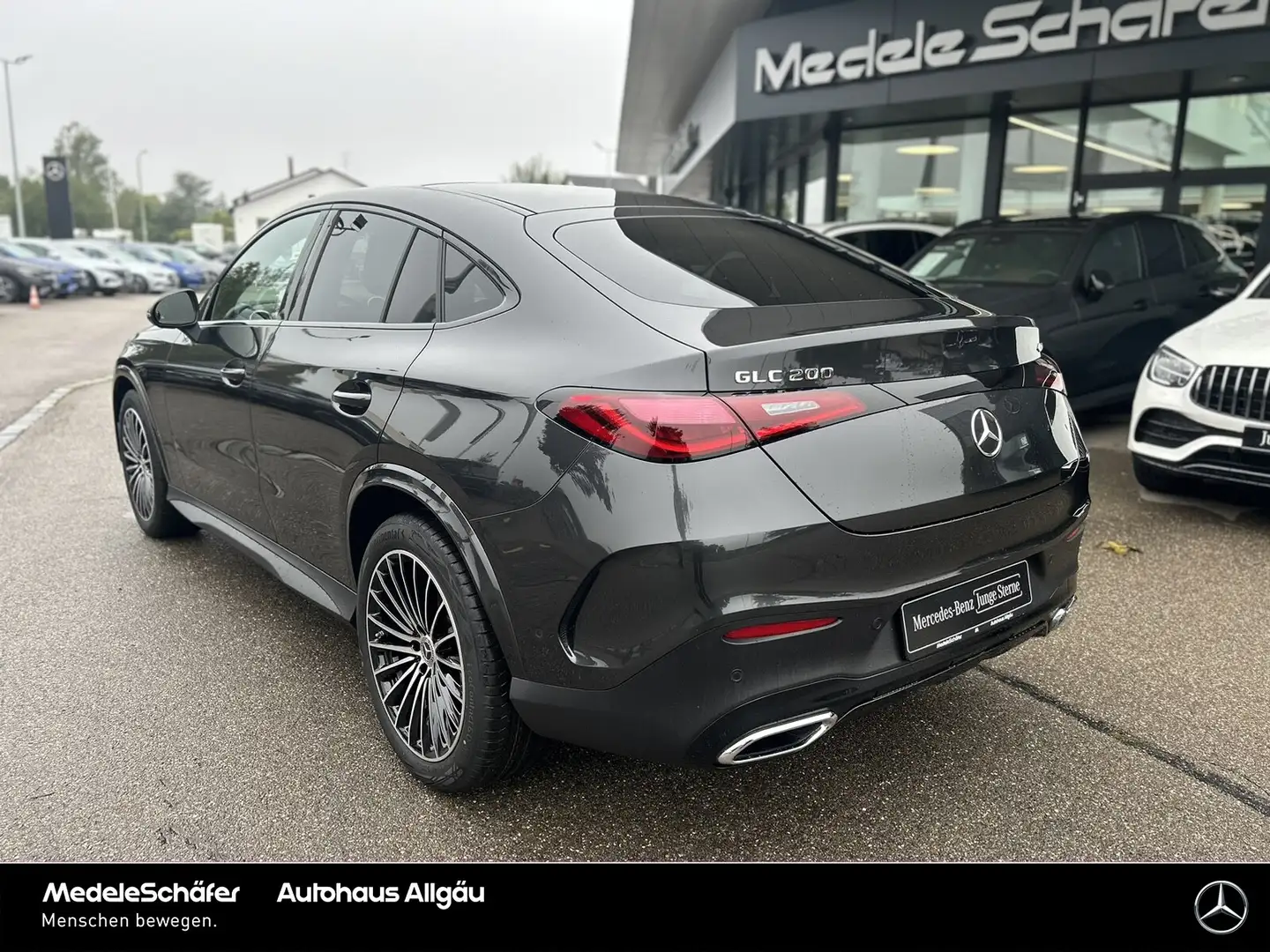 Mercedes-Benz GLC 200 GLC 200 4M Coupé AMG Night 20'' AHK LED Kam Ambi Grau - 2