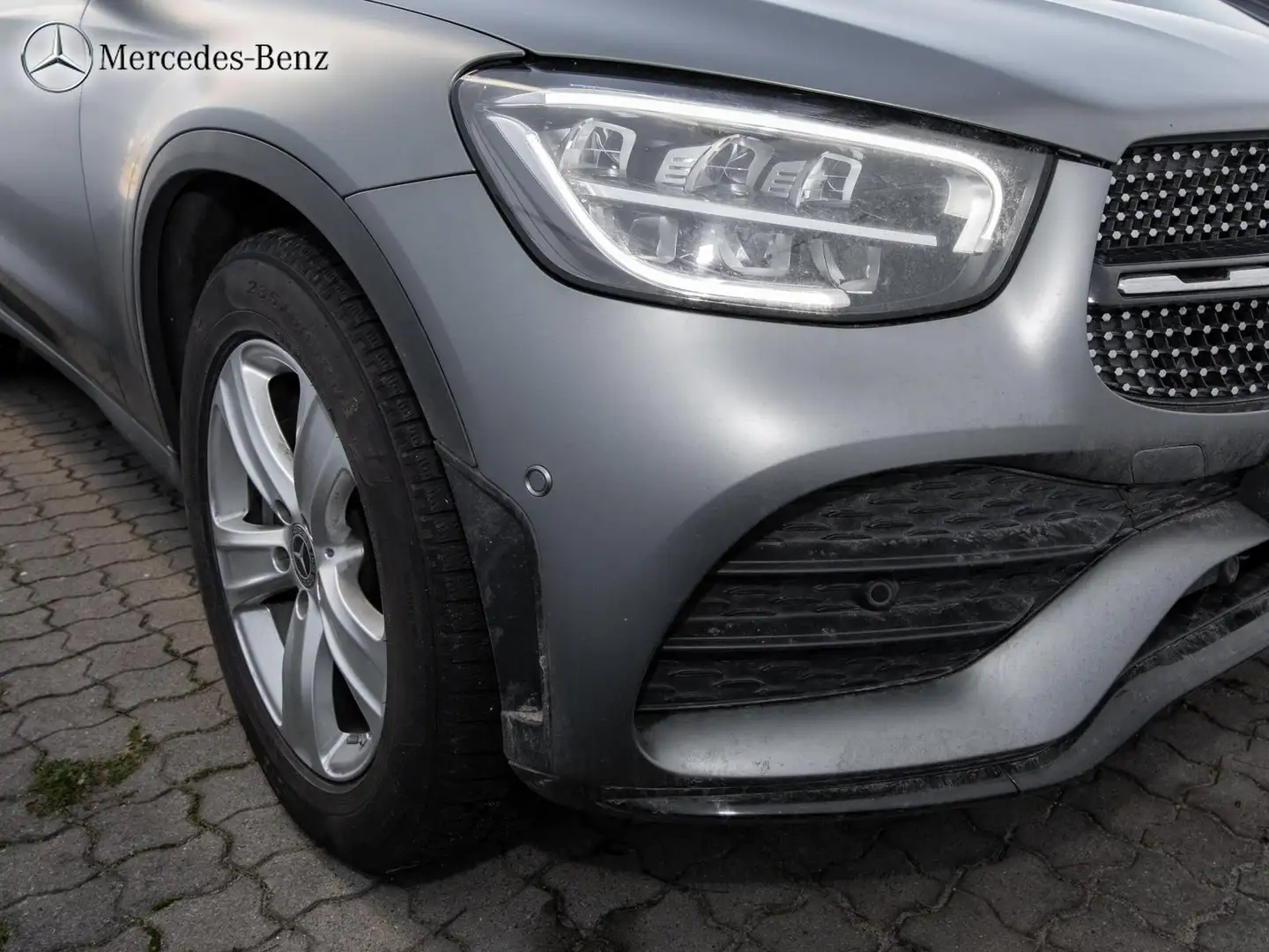 Mercedes-Benz GLC 220 d 4M Coupé AMG Business+Chrom+ESHD+RüKam Gris - 2
