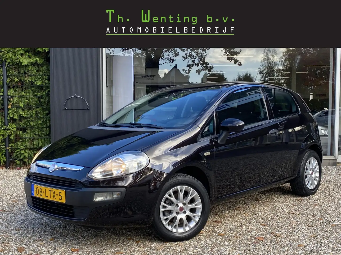 Fiat Punto Evo 1.4 Business | Lage Kilometerstand | Electrische R Zwart - 1