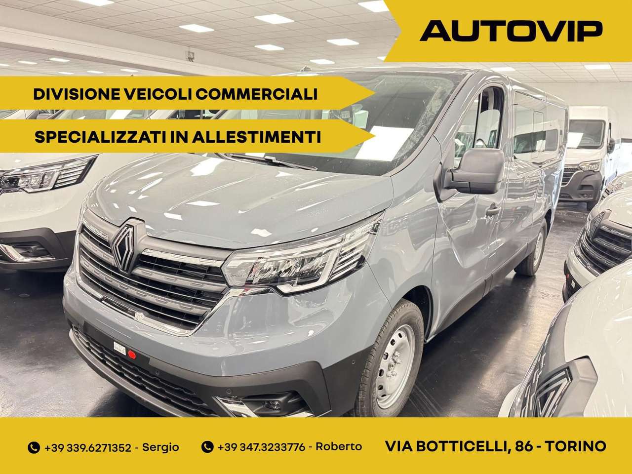 Renault Trafic PRONTA CONSEGNA !!! TRAFFIC DOPPIA CABINA PASSO LUNGO CAMBIO AUTOMATICO  T29 2.0 BluedCi 170CV EAG9