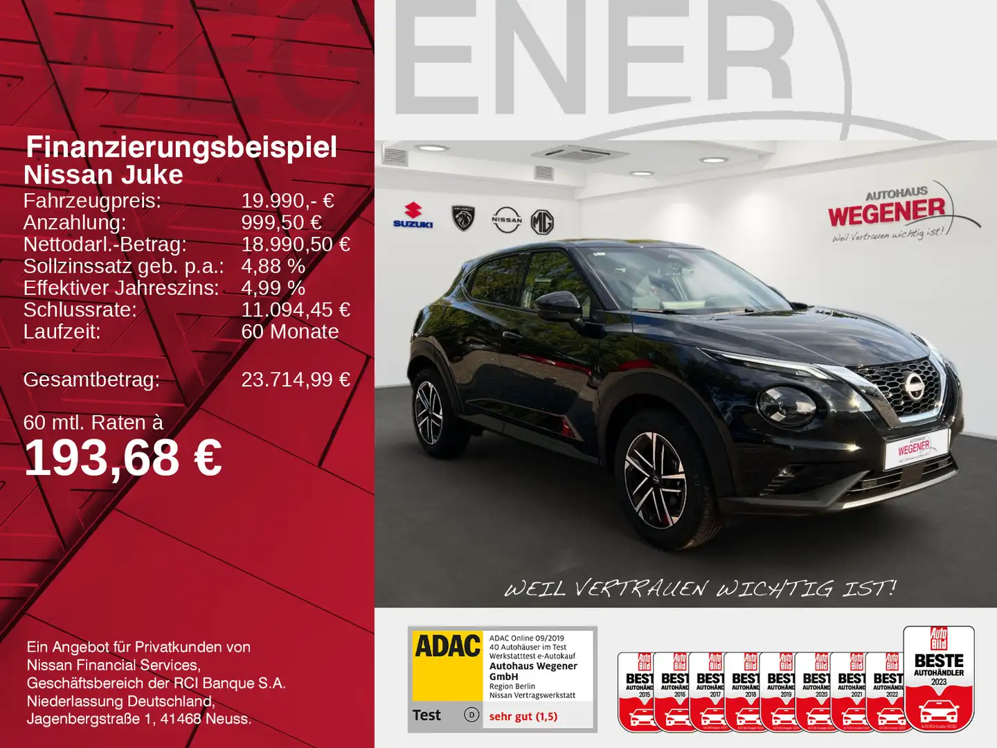 Nissan Juke JUKE N-CONNECTA 1.0 114 PS 6MT BHZ SHZ Noir - 2