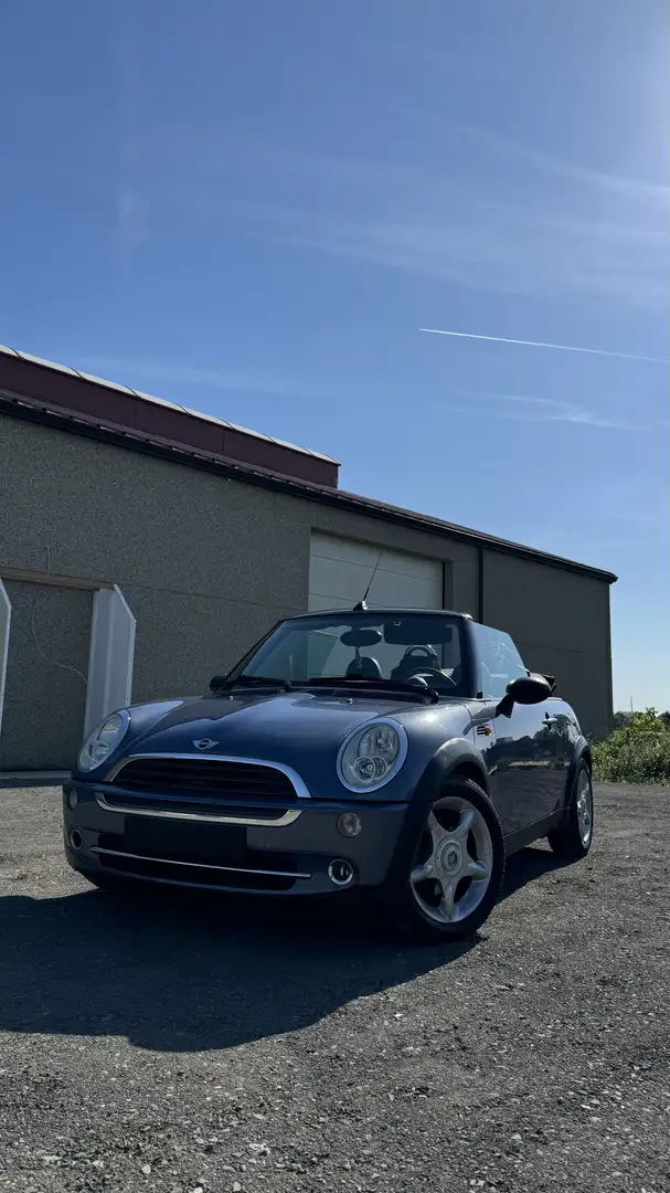 MINI One Cabrio Belgische wagen / vollederen interieur Azul - 1
