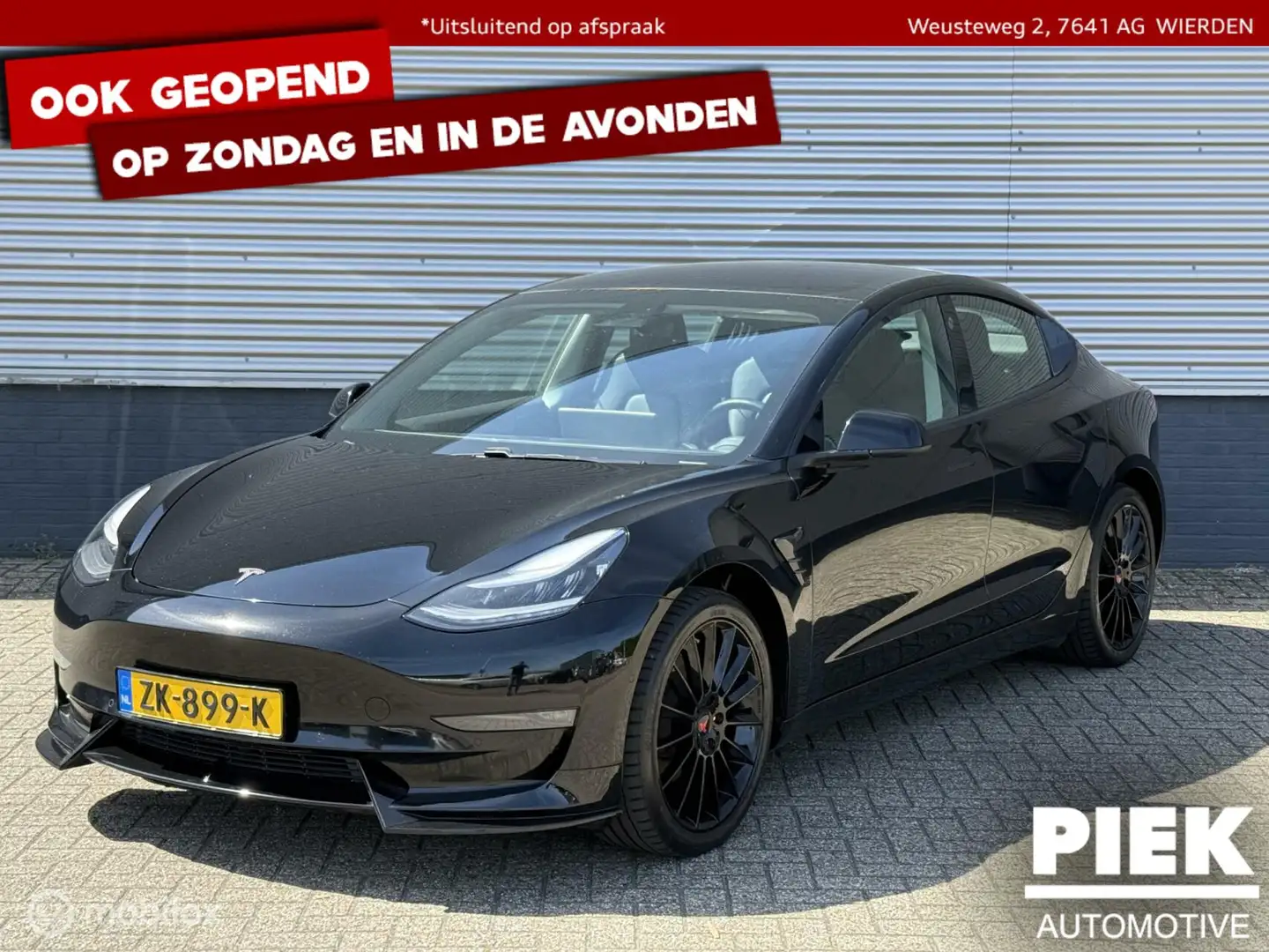 Tesla Model 3 Long Range AWD 75 kWh FSD Black - 1