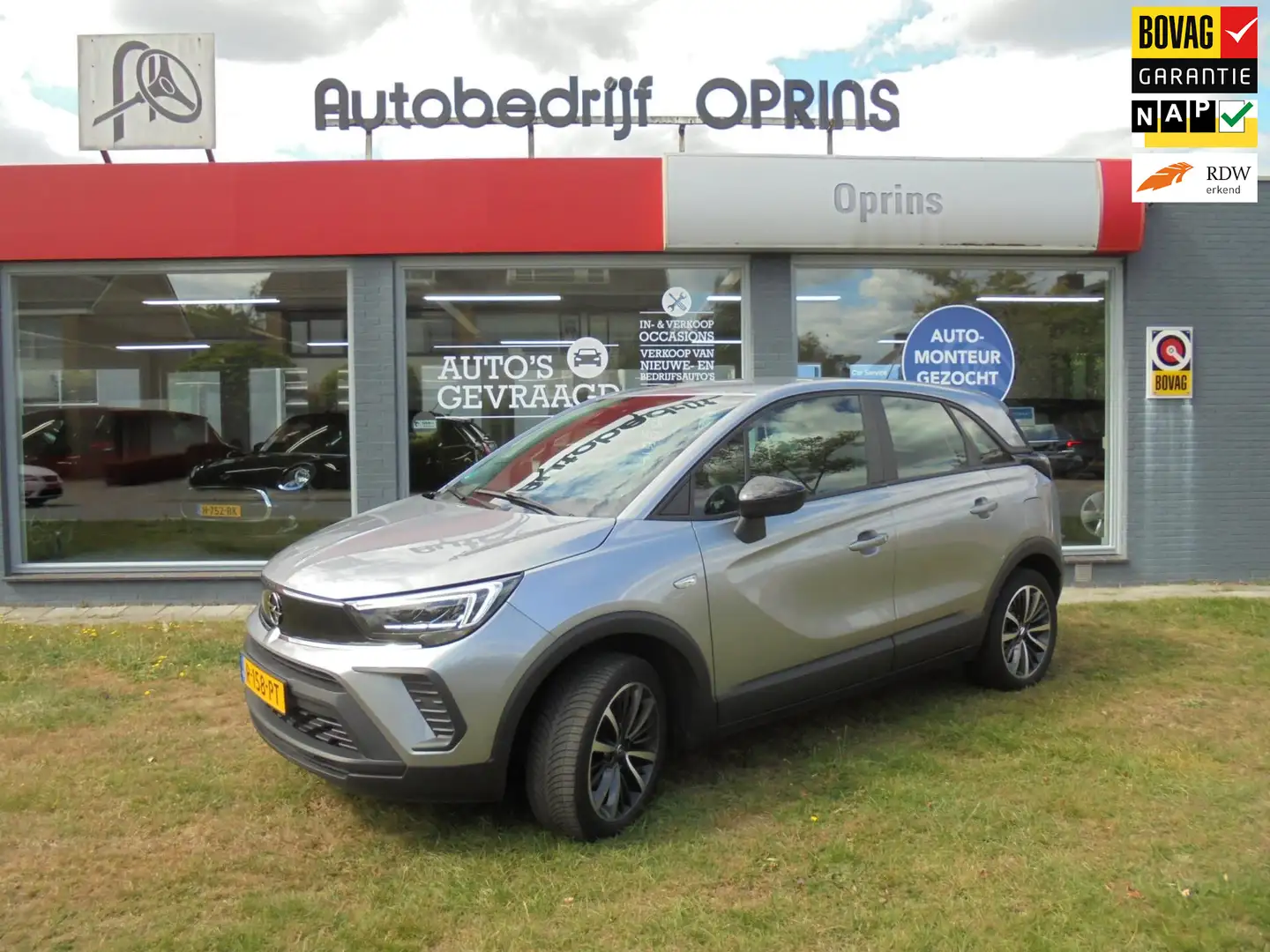 Opel Crossland 1.2 Turbo Edition NL auto,Trekhaak, Dealer onderho Gris - 1