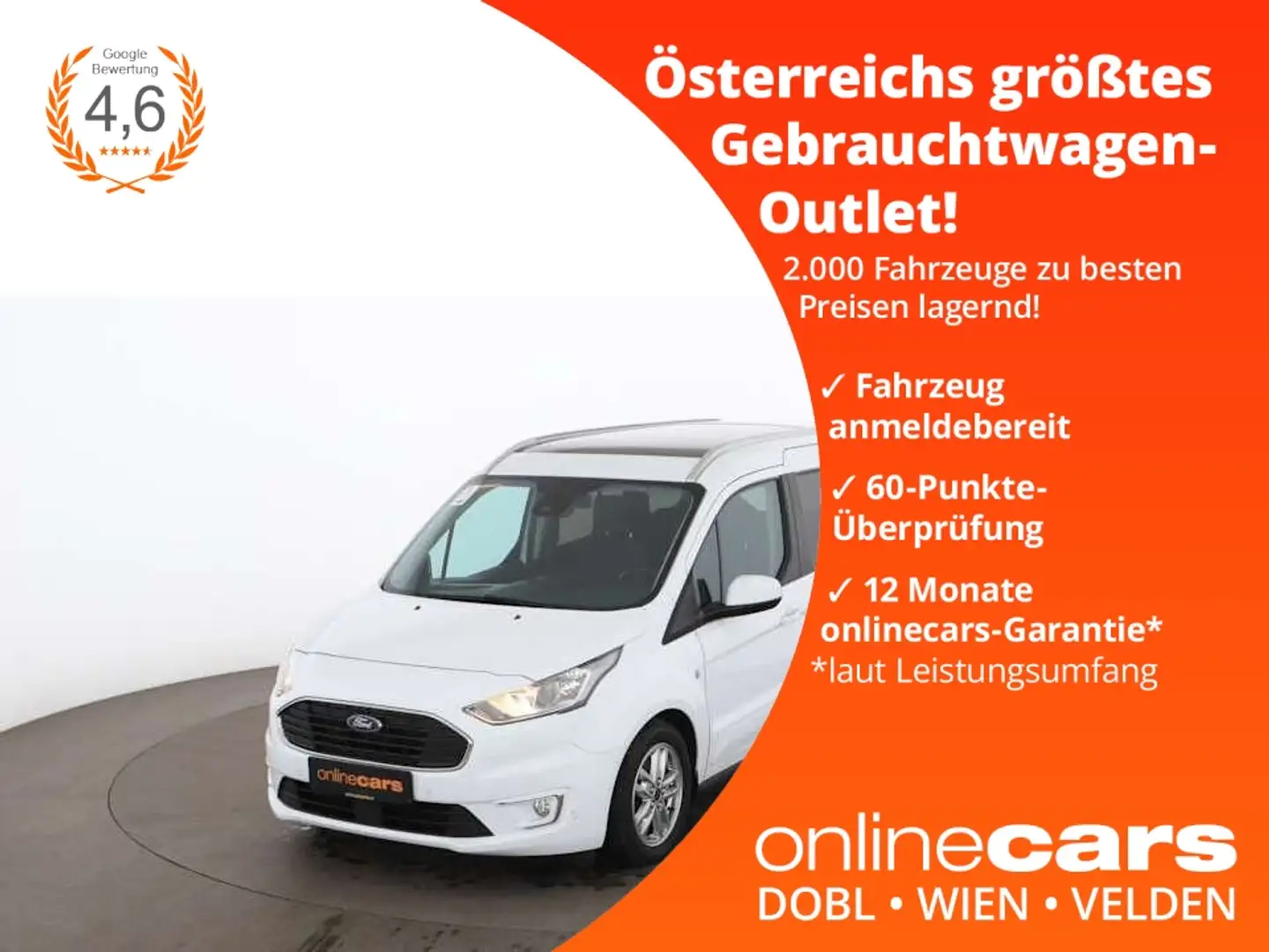 Ford Tourneo Connect 1.5 TDCi Grand Titanium Aut SKY White - 1