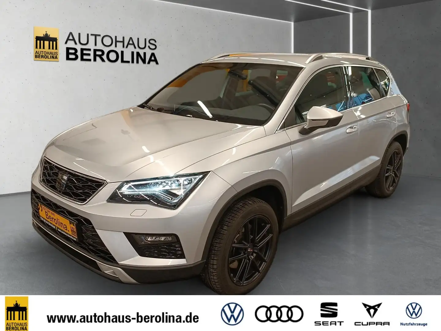SEAT Ateca 1.4 TSI Xcellence DSG *GRA*LED*R-CAM*SHZ* Ezüst - 2