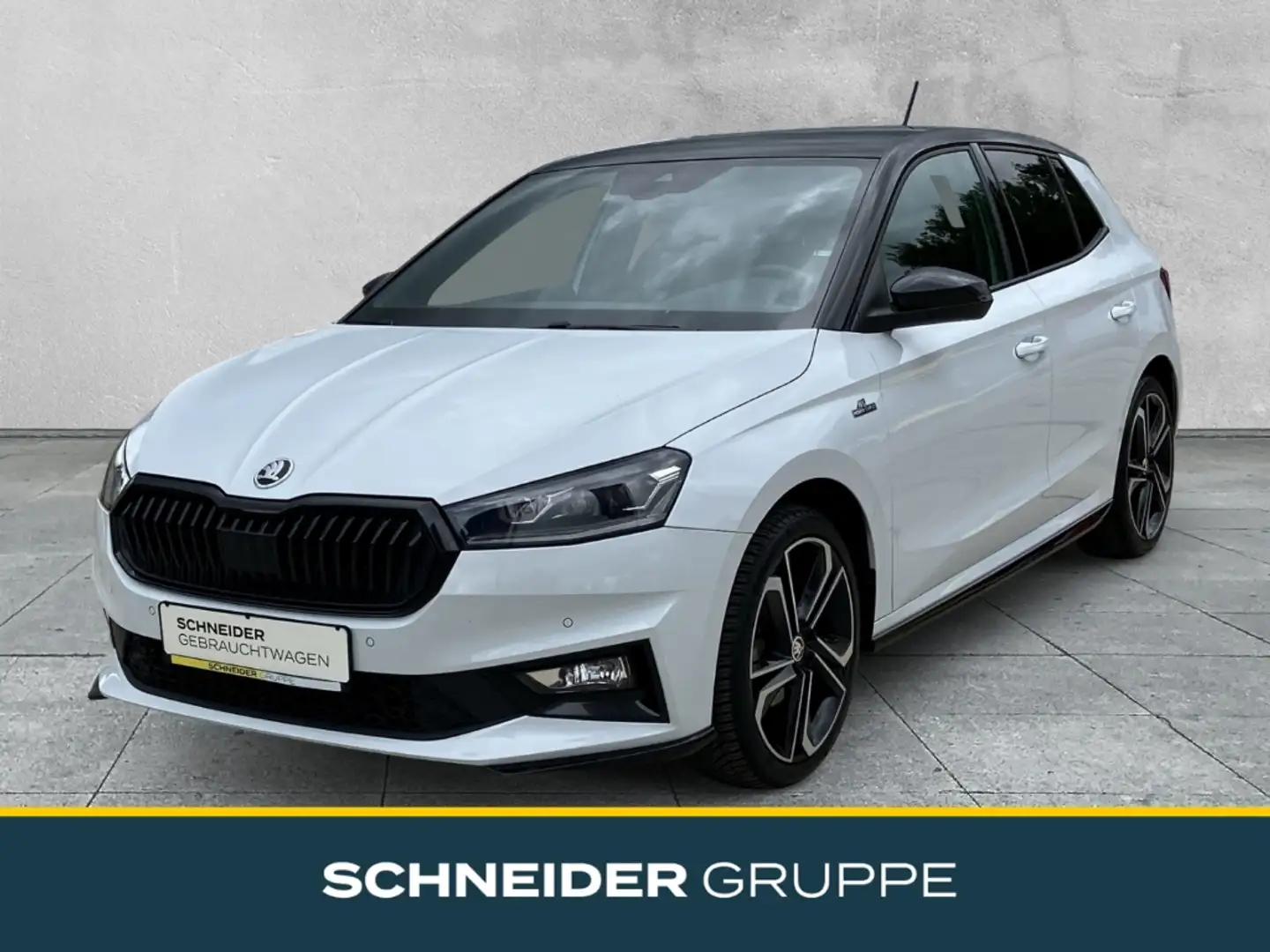 Skoda Fabia Monte Carlo 1.5 TSI DSG LED+AHK+SHZ+KAMERA Weiß - 1