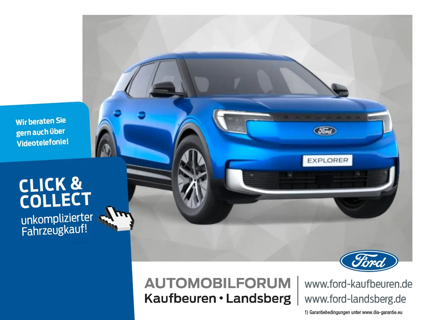 Ford Explorer BEV Ext. Range 4x4  | FAHRERASSISTENZPK Blau - 1