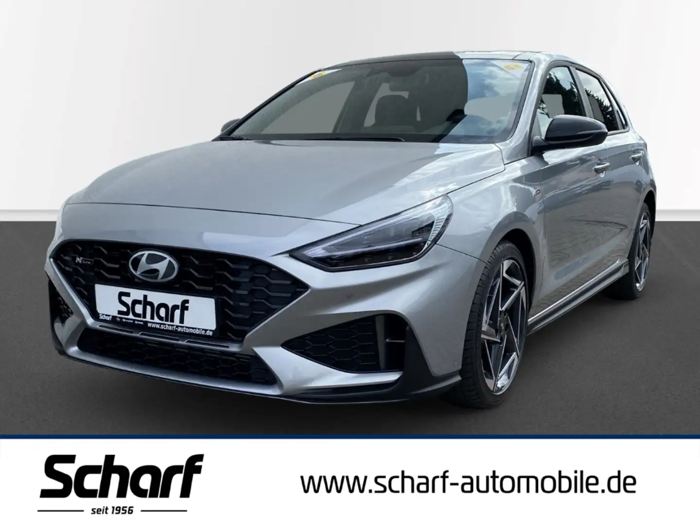 Hyundai i30 FL 5-Türer 48V 7-DCT N Line Navi PDC SHZ Klima Silber - 1