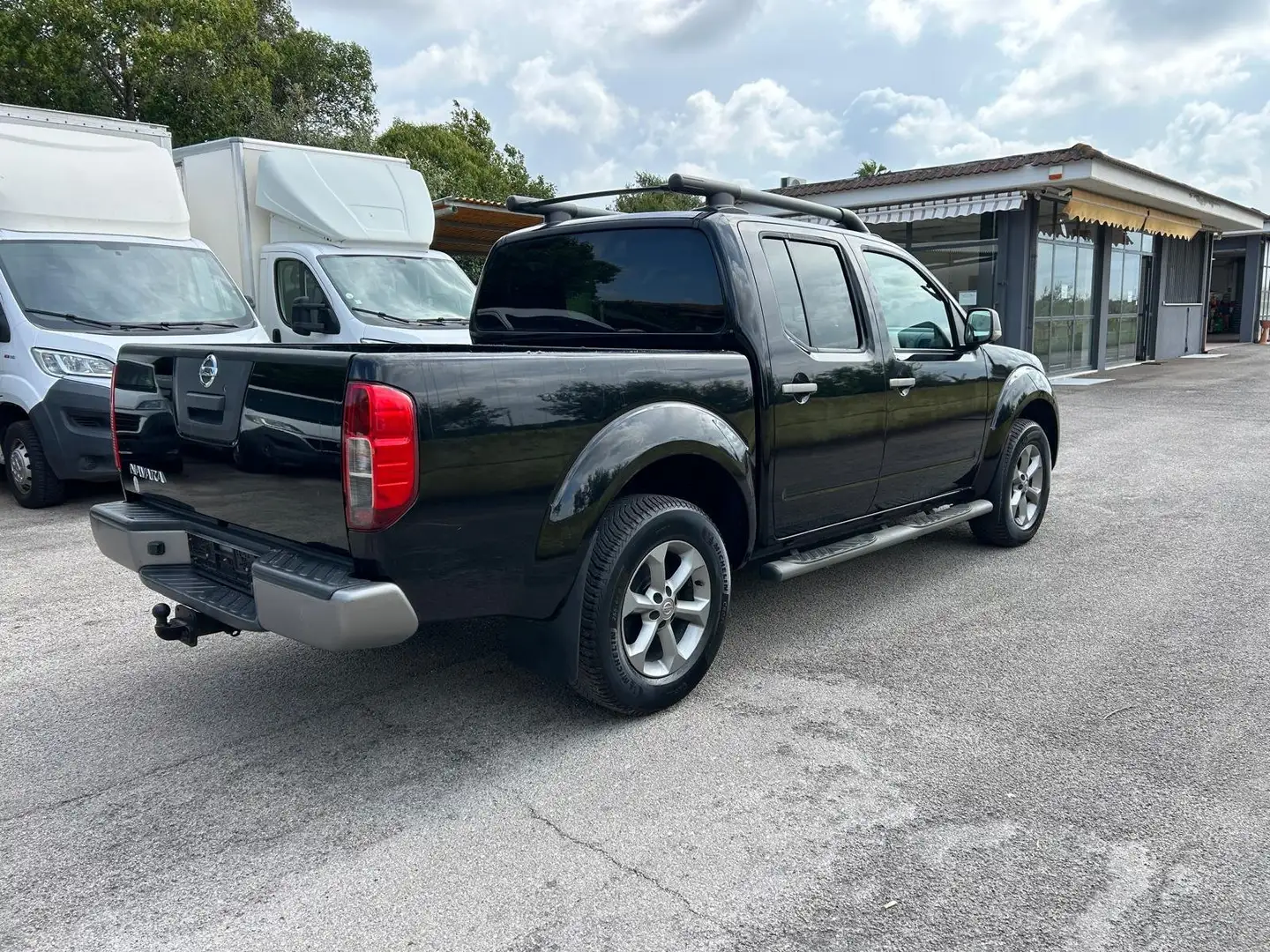 Nissan Navara 2014 GANCIO TRAINO + HARD TOP Nero - 2