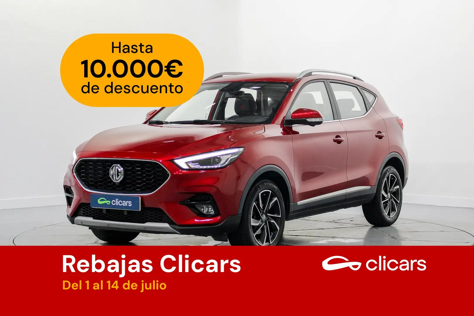 MG ZS 1.0 T-GDI Luxury Aut. 82kW Rojo - 1