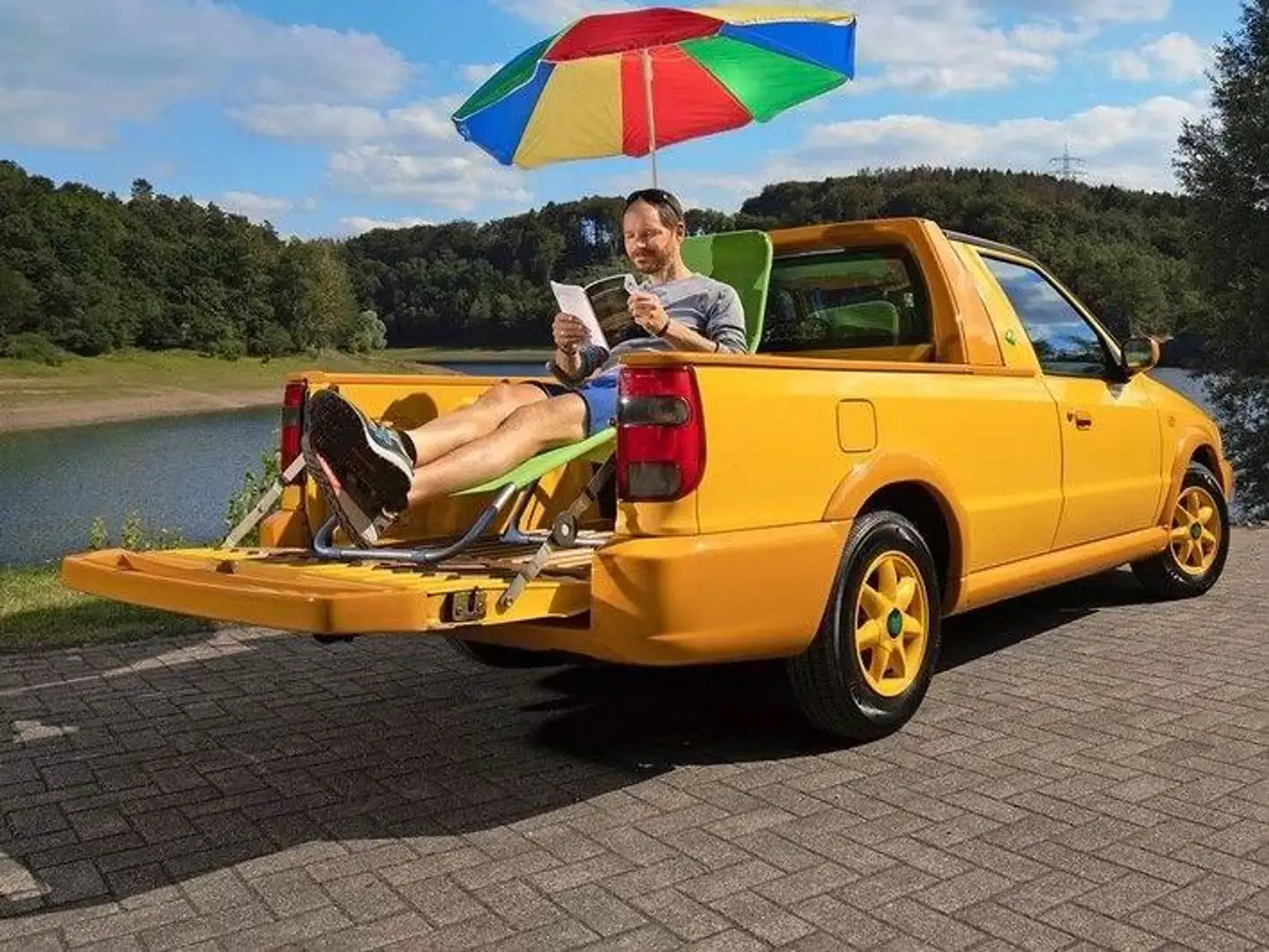 Skoda Felicia Felicia Pick-Up Kst.Aufb. Gelb - 1