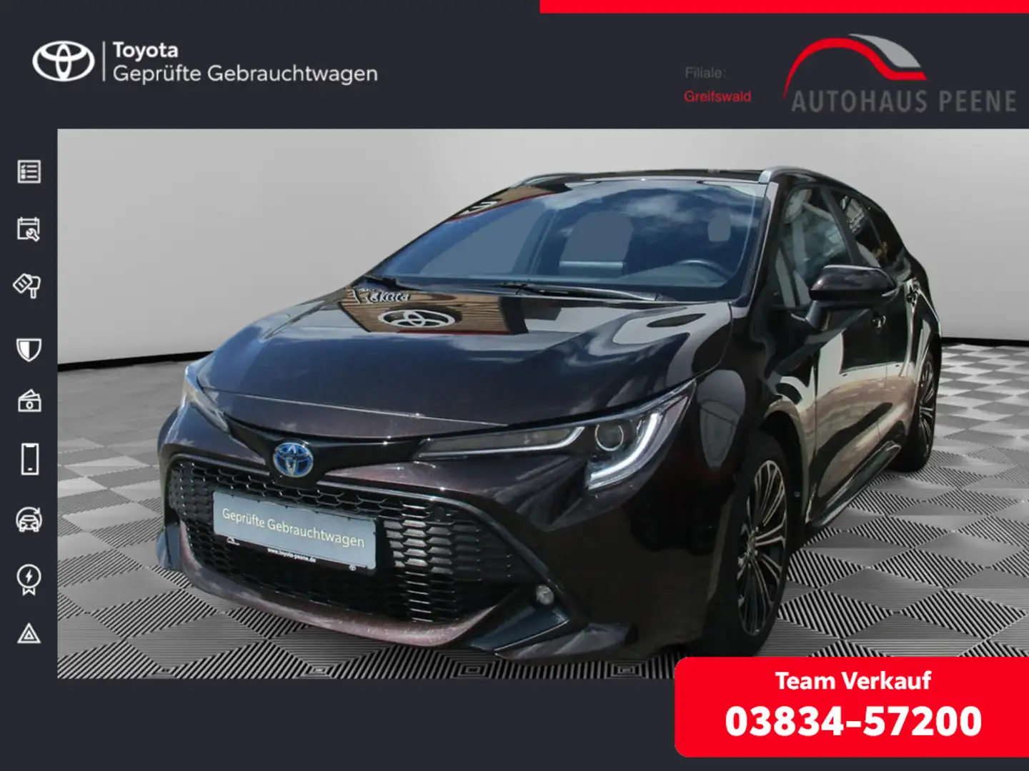 Toyota Corolla Touring Sports 2.0 Hybrid Team D Marrone - 1