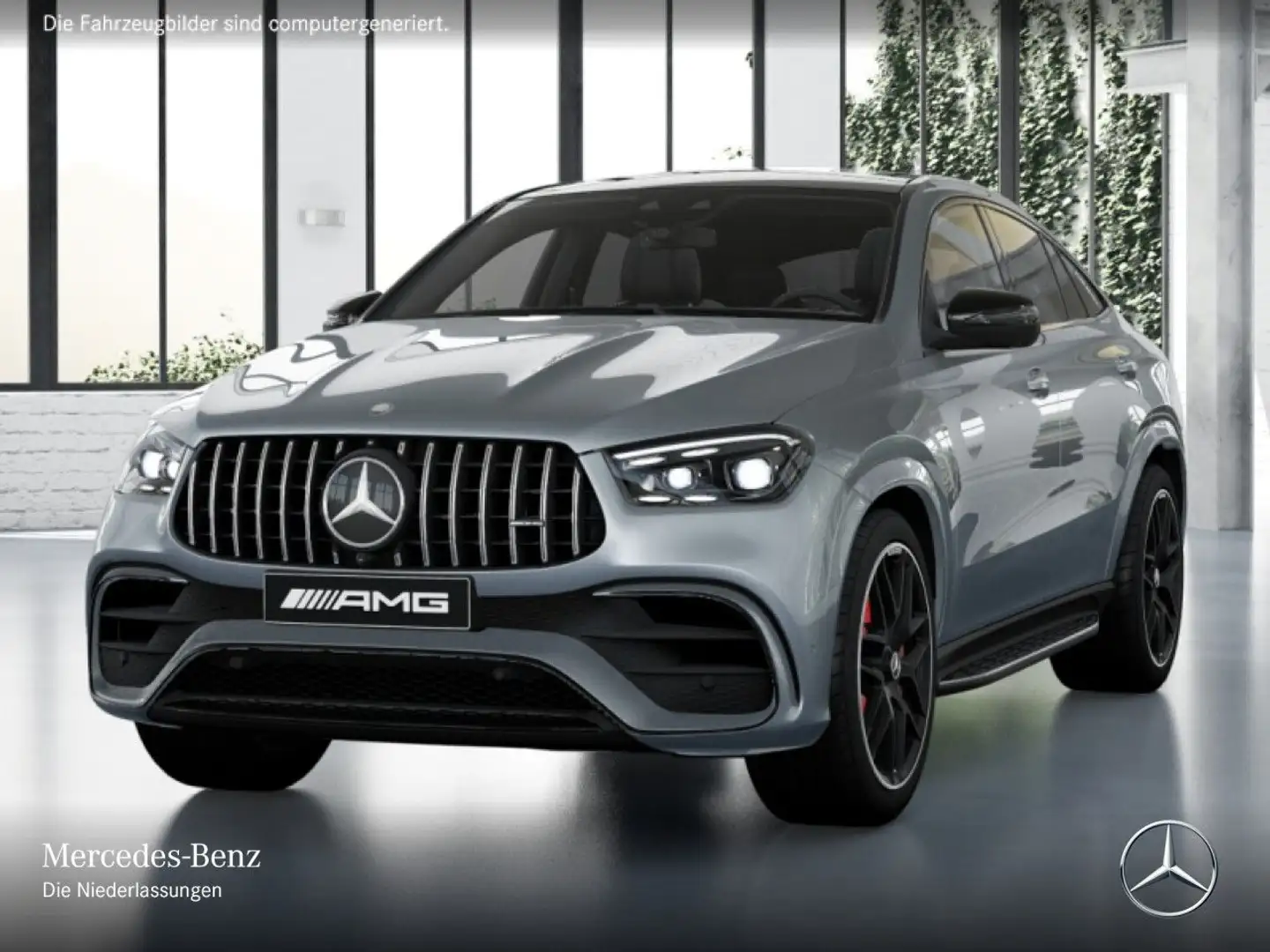 Mercedes-Benz GLE 63 AMG GLE 63 S Coupé 4M NIGHT+PANO+360+AHK+MULTIBEAM+9G Silber - 2