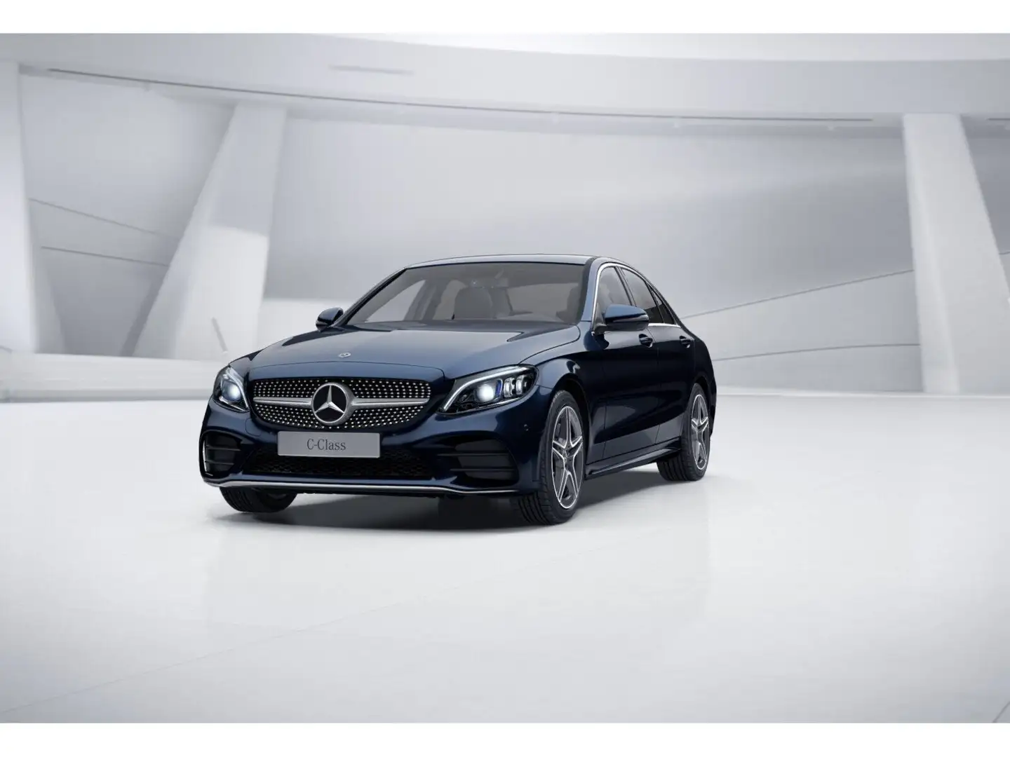 Mercedes-Benz C 220 d 4MATIC Wide LED Cam AUT Keyl PTS SHZ Blue - 2