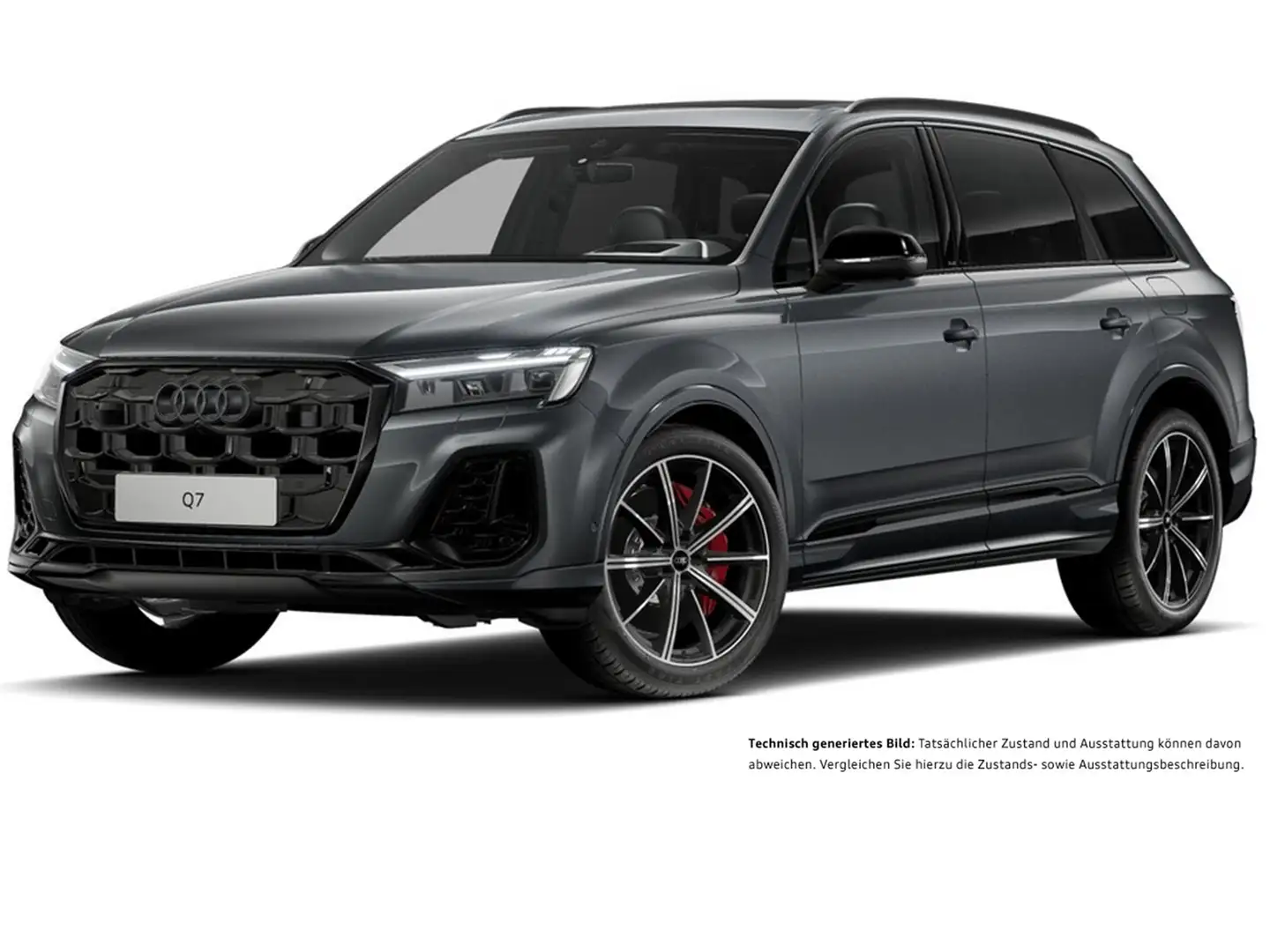 Audi Q7 60 quattro HYBRID S LINE PANO AHK 360CAM LM21 Grau - 2