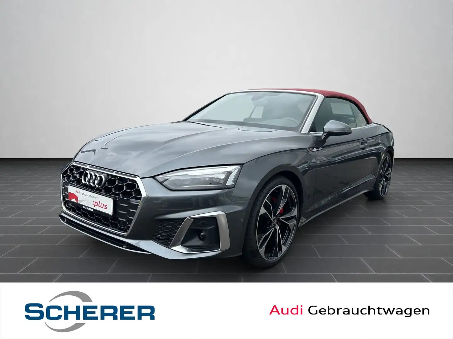 Audi A5 40 TDI S line quat./S tro. Navi/SHZ Grau - 1