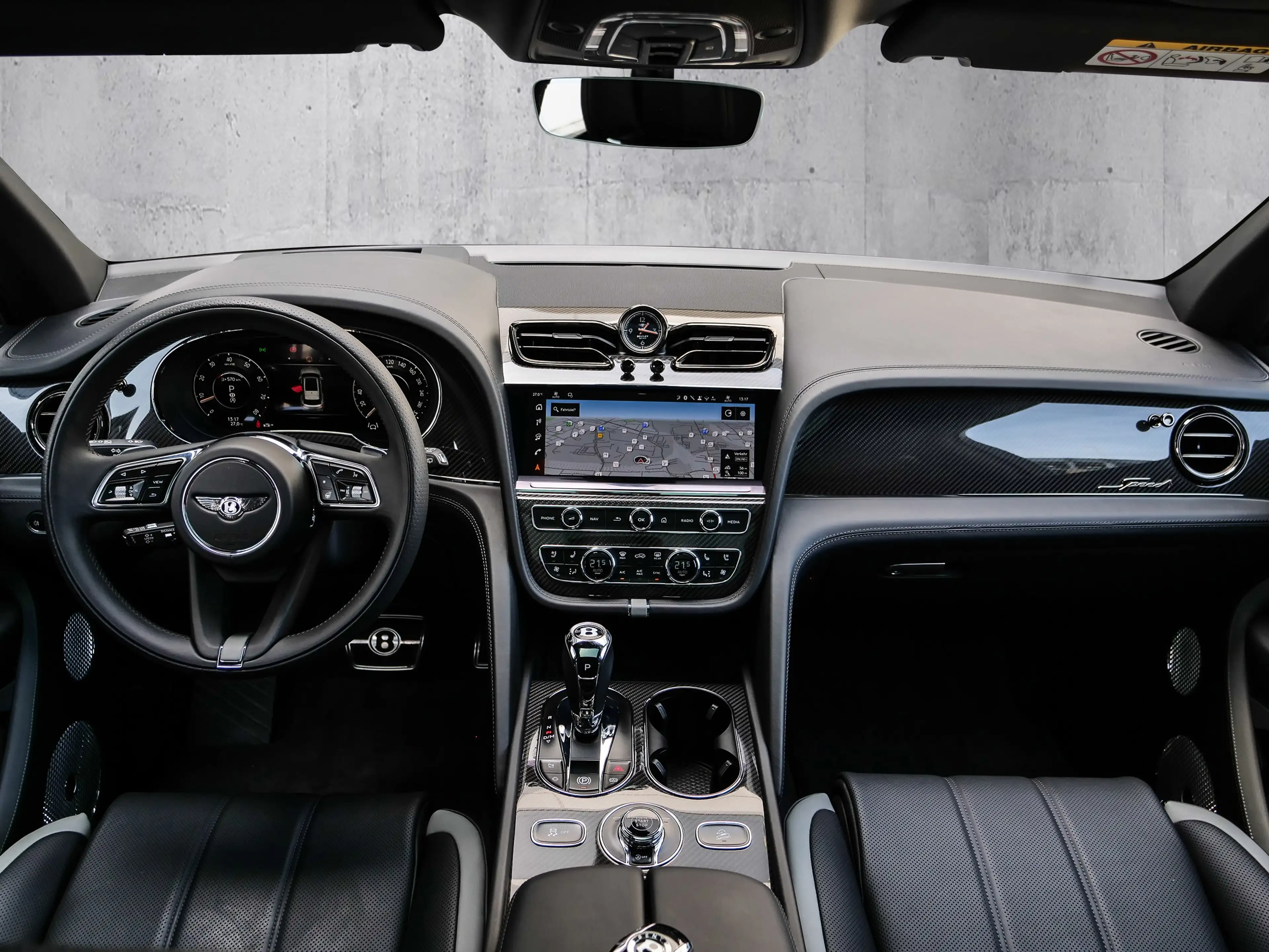 Bentley Bentayga Speed Light Emerald, Leather, Carbon — photo 7