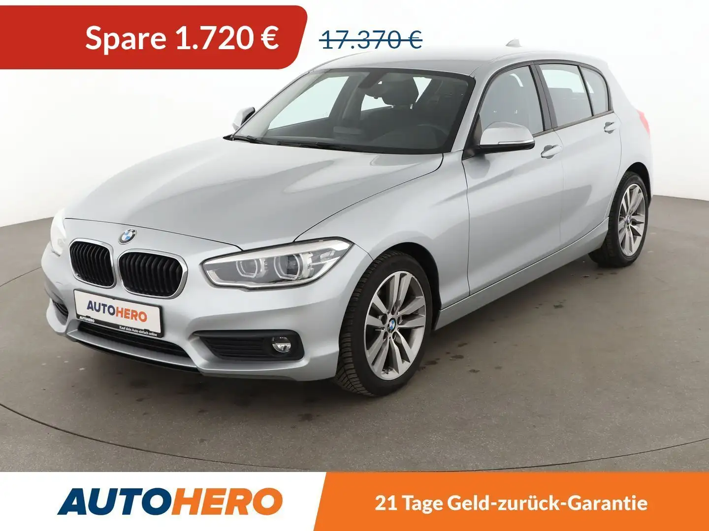 BMW 118 i Aut.*NAVI*LED*TEMPO*PDC*SHZ* Grau - 1