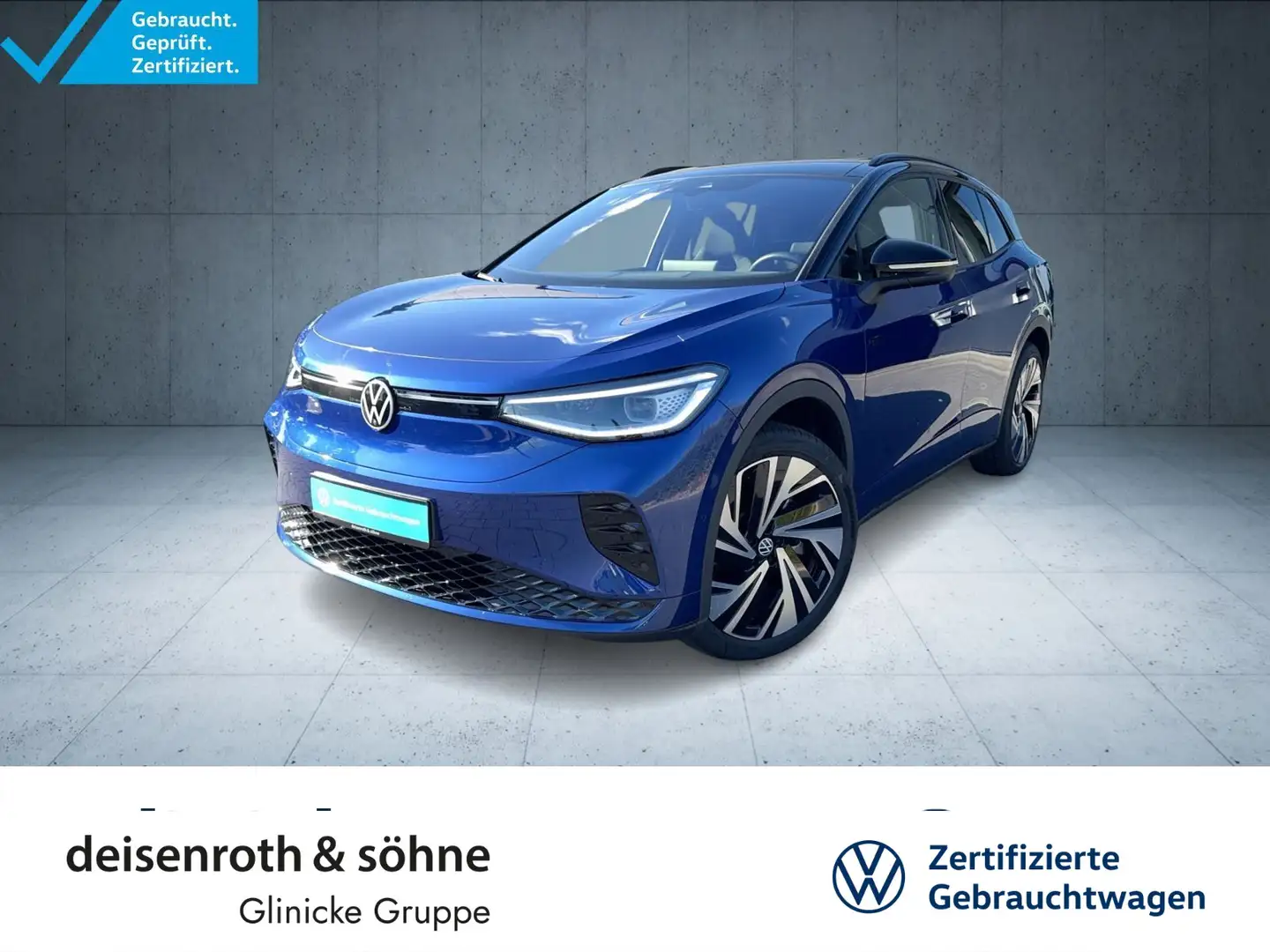 Volkswagen ID.4 GTX 4M AHK/Pano/360/h&k/TopSport/Assist/21" Blau - 1