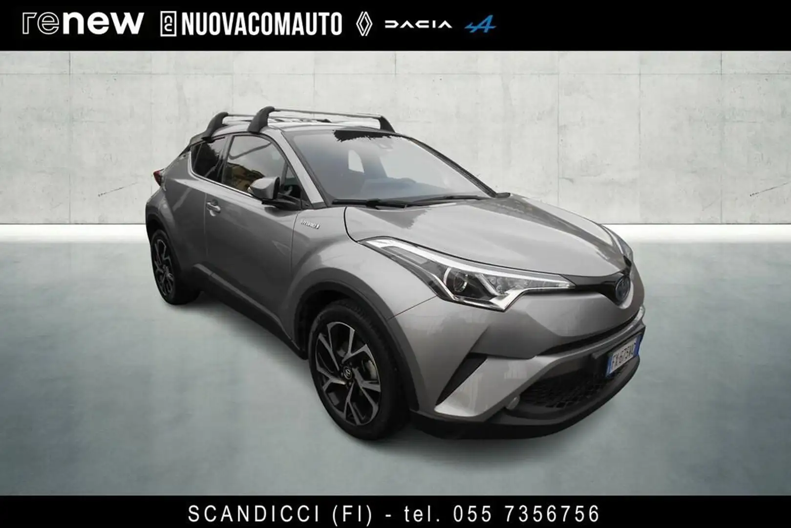 Toyota C-HR 1.8h Trend 2wd e-cvt Grigio - 2
