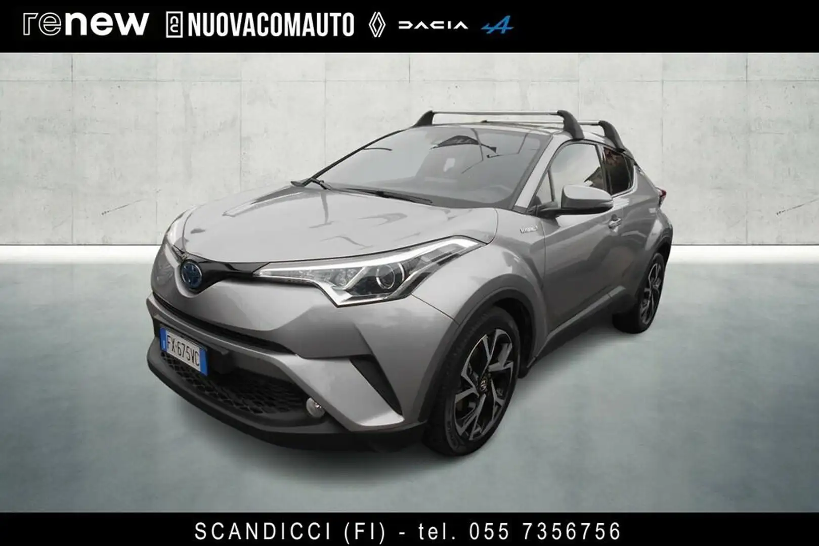 Toyota C-HR 1.8h Trend 2wd e-cvt Grigio - 1