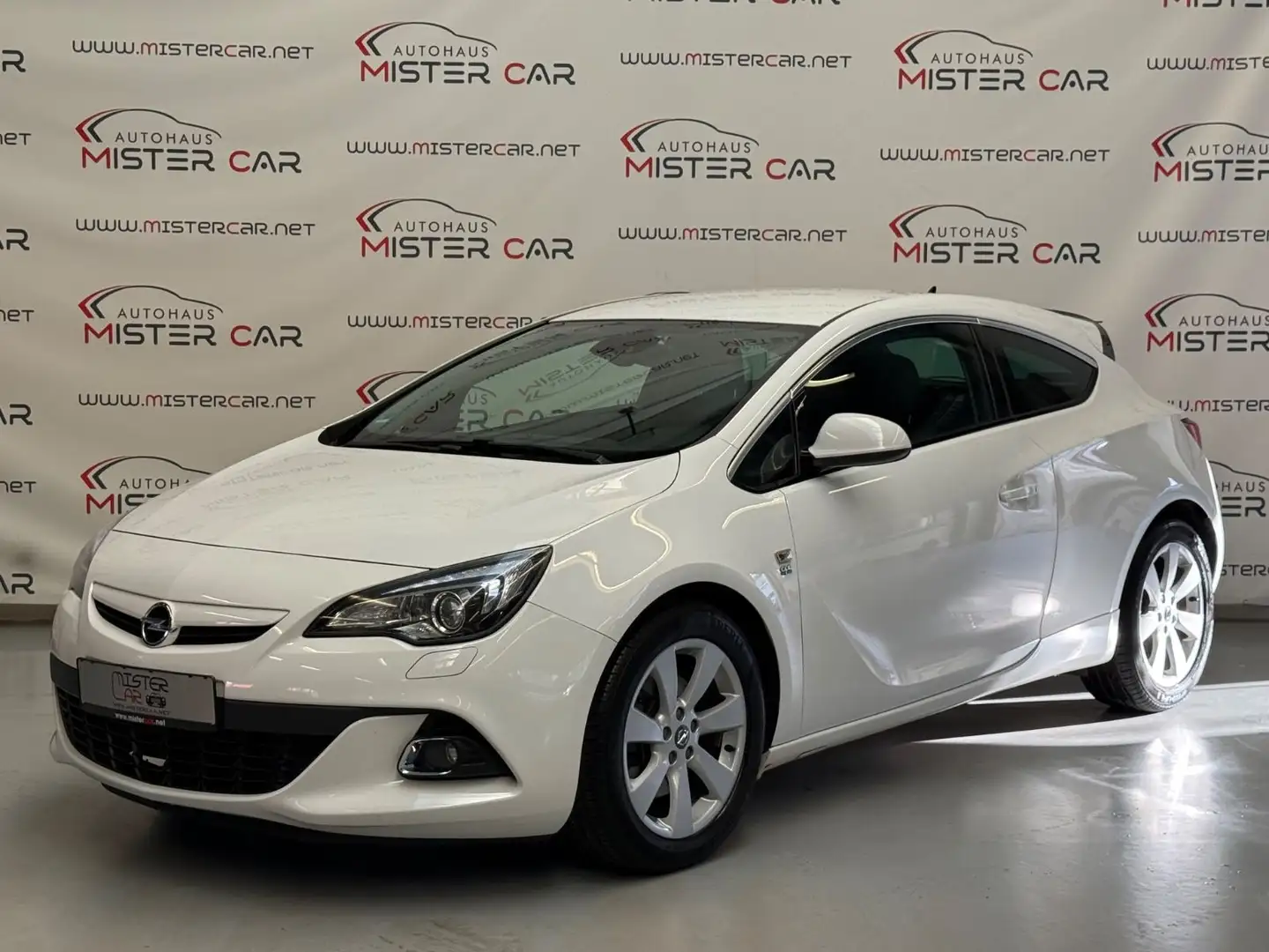 Opel Astra J GTC OPC LINE Leder/Xenon/PDC/SHZ/18ALU Blanco - 1