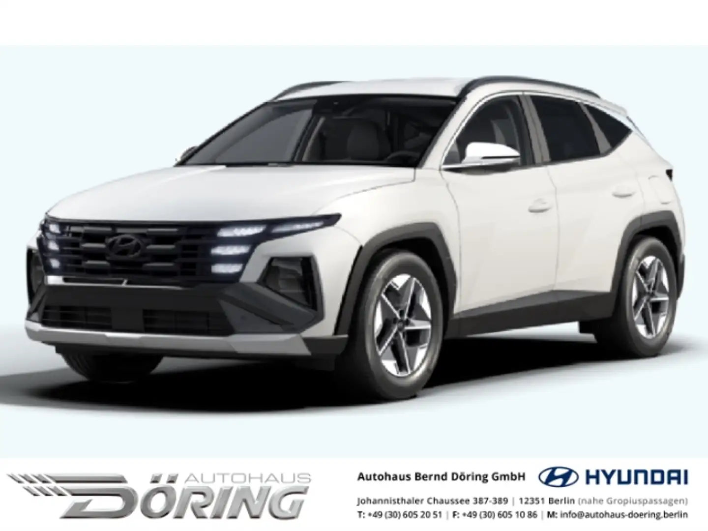 Hyundai TUCSON FL Trend 1.6 CRDi Automatik 136PS LED Blanc - 1