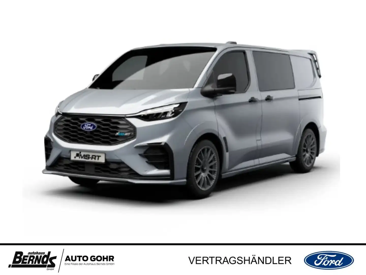 Ford Transit Custom 320 L1H1 LKW 4x4 Autm. MS-RT LED AHK NAVI Grau - 1