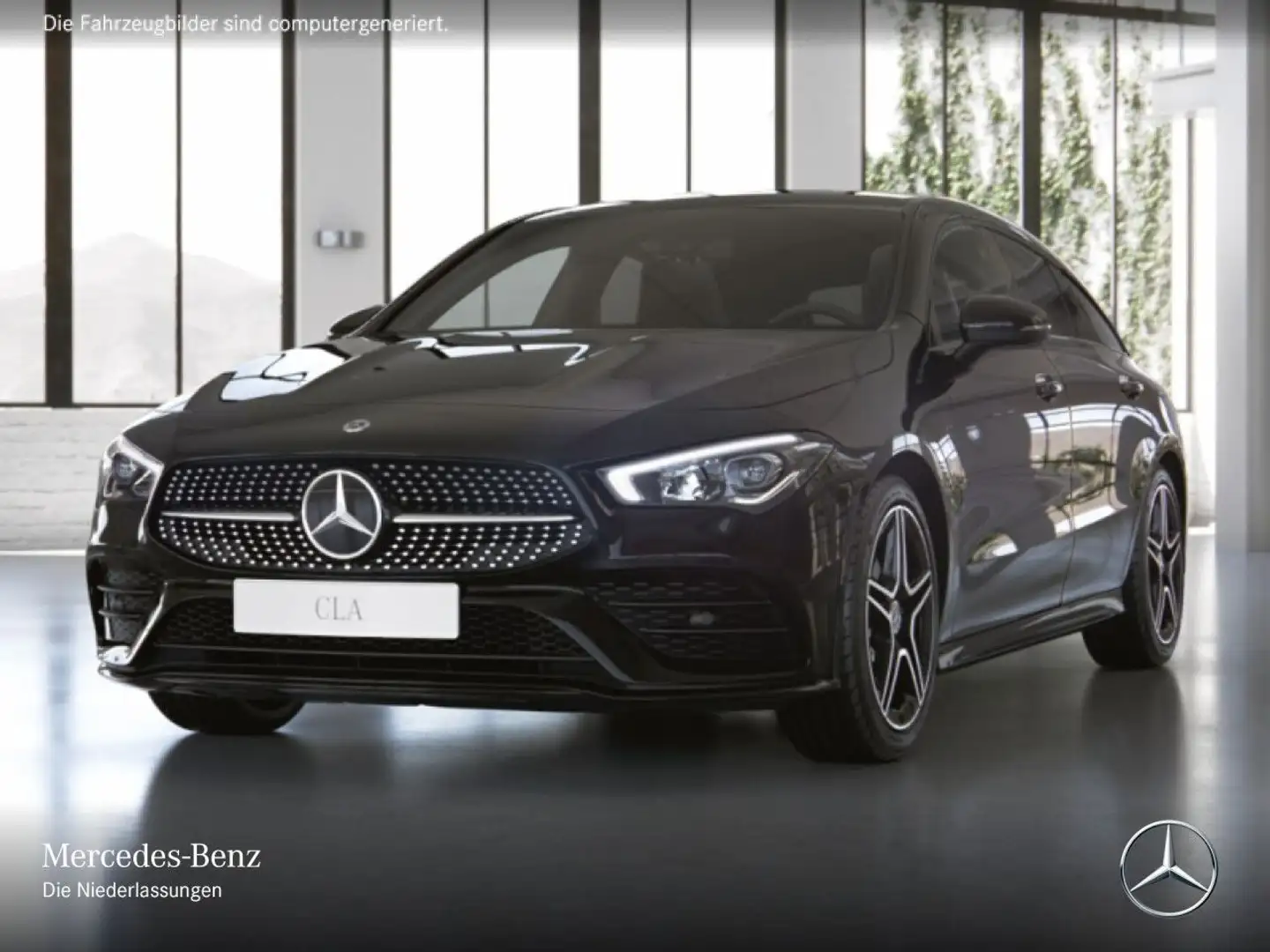 Mercedes-Benz CLA 200 AMG+NIGHT+LED+KAMERA+7G Negro - 2
