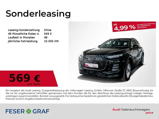 Audi Q6 e-tron e-tron,LED+,AHK,Tech,360°,20",ACC