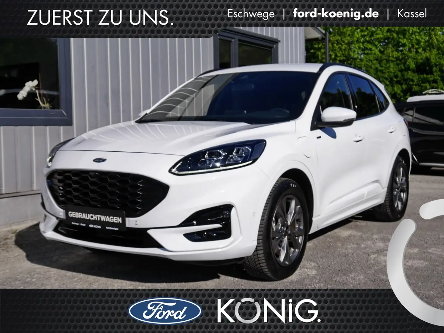 Ford Kuga ST-Line X Plug-in-Hybrid Auto+ACC+TWA+ParkA Klima Blanc - 1