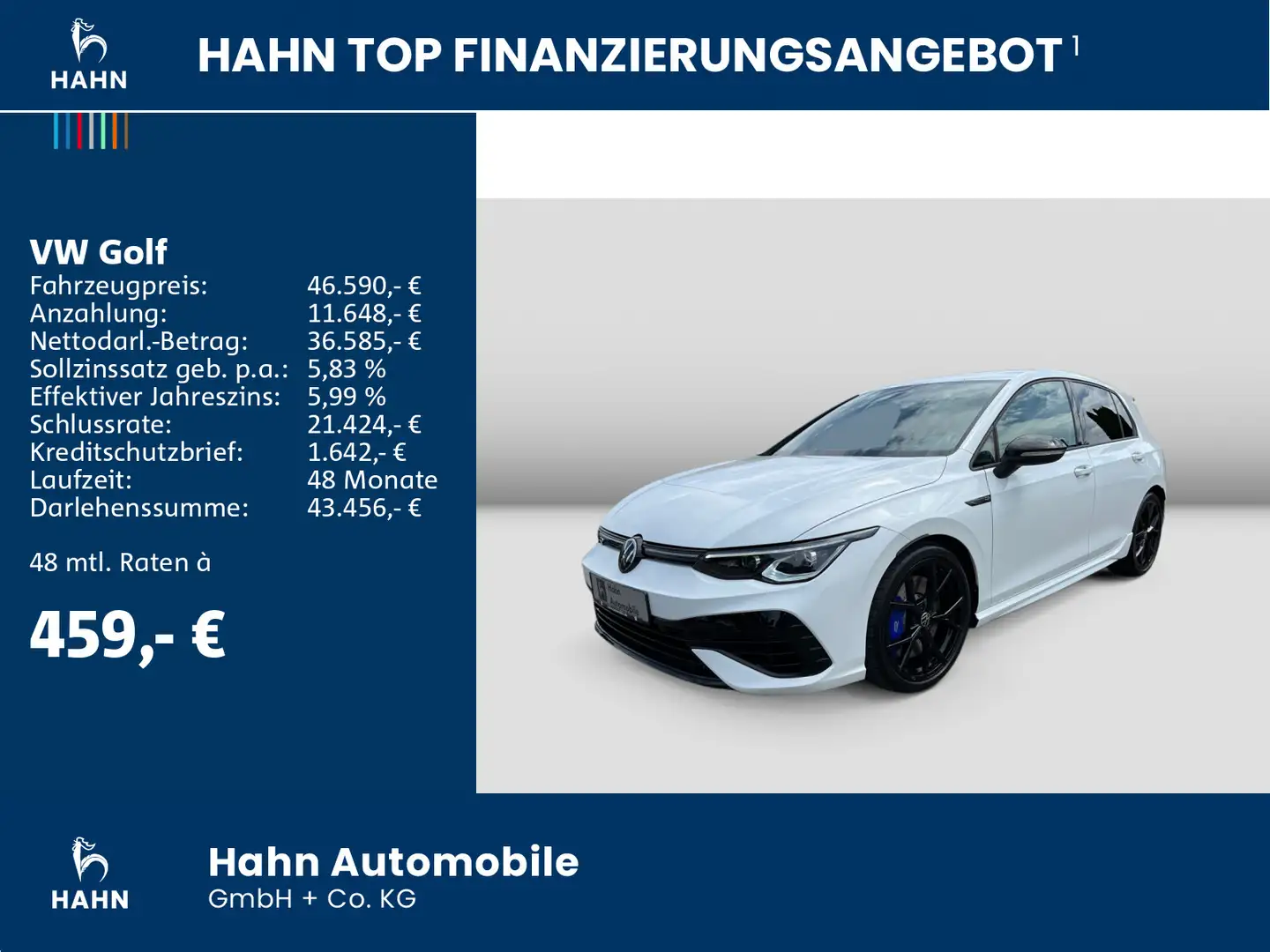 Volkswagen Golf R Performance DSG 2,0TSI 4MO Navi Leder DCC Weiß - 2