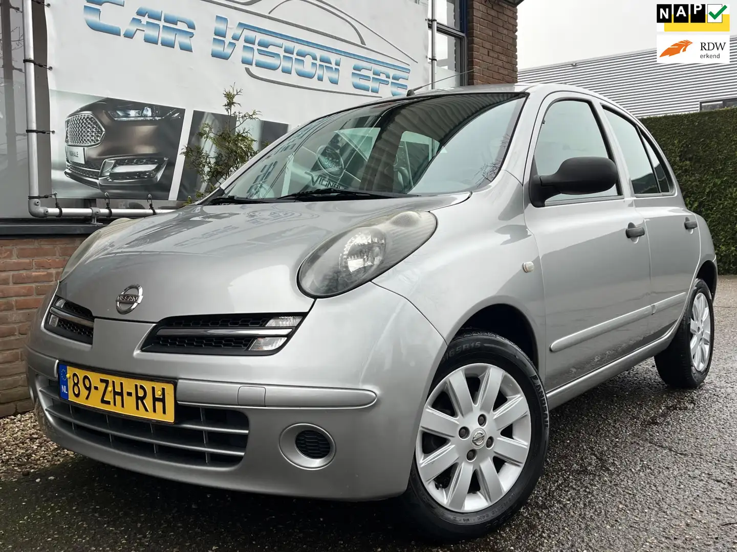 Nissan Micra 1.2 ELLE|Airco|5-drs|Cv| Gris - 1