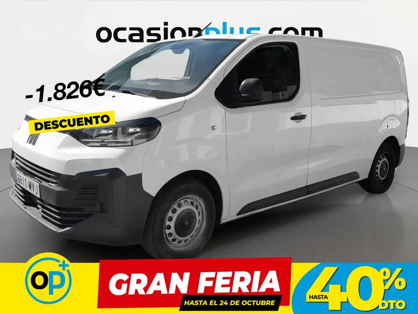 Fiat Scudo Furgón 1.5BlueHDI S&S L2 H1 88KW Blanco - 1