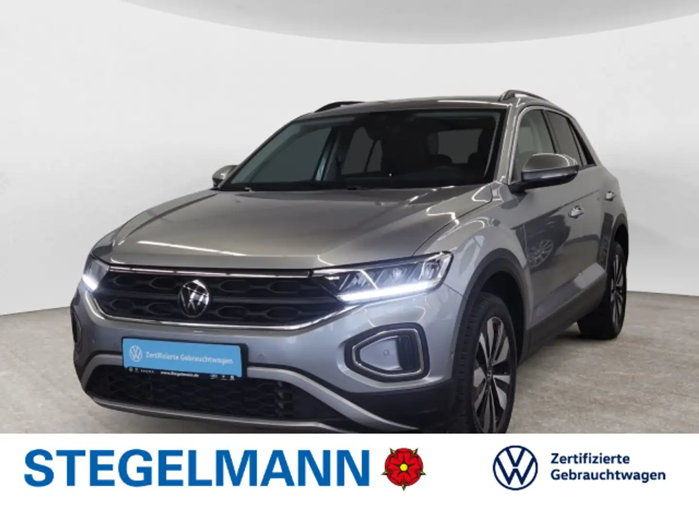 Volkswagen T-Roc 2.0 TDI Move *LED*AHK*Navi* Silber - 1