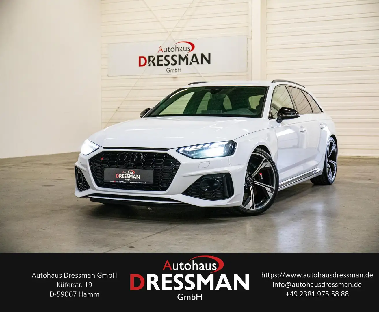 Audi RS4 2.9 TFSI q. MATRIX ACC VIRTUAL B&O RS-ABGAS Blanc - 1