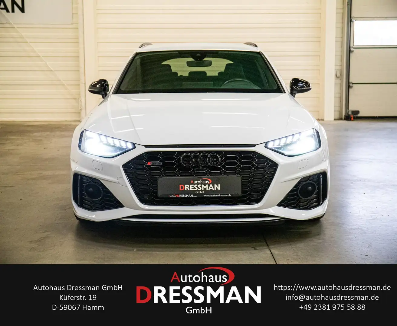 Audi RS4 2.9 TFSI q. MATRIX ACC VIRTUAL B&O RS-ABGAS Белый - 2