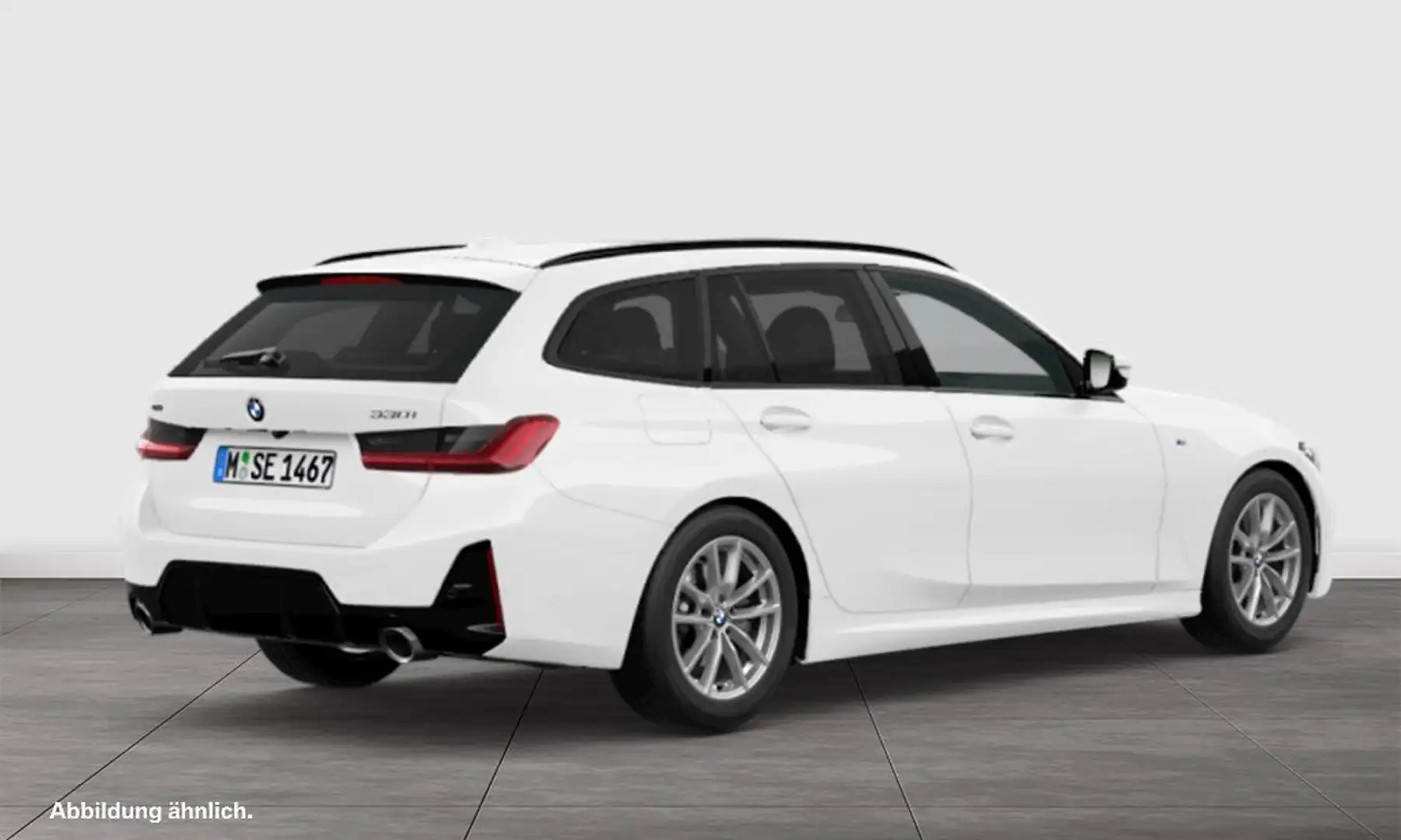 BMW 330 i xDrive Touring M Sport Pano ACC DA PA HuD Weiß - 2
