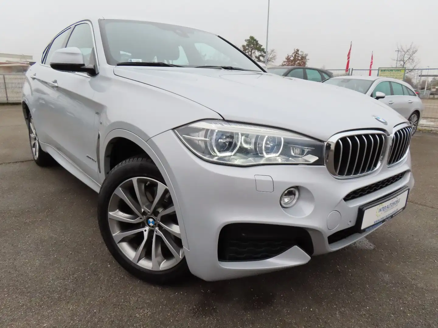 BMW X6 xDrive 40 d,M Sport LED, Navi, Kamera Argent - 2
