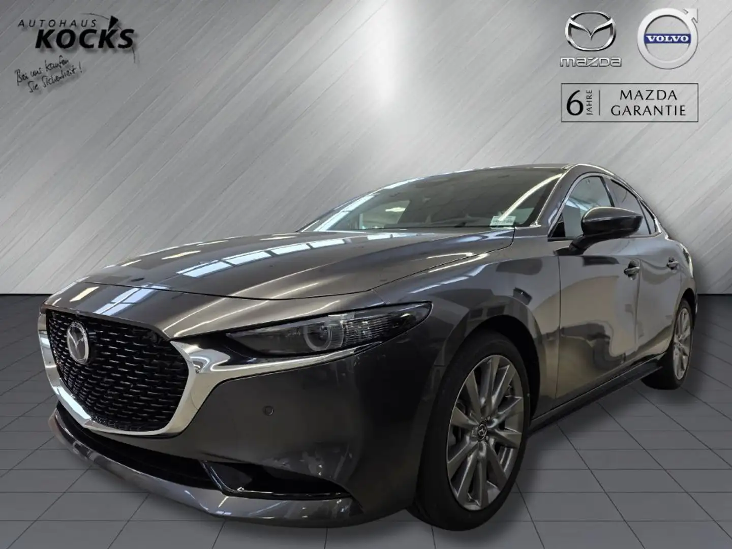 Mazda 3 2.5L e-SKYACTIV G 140ps Exclusive-Line 360°, BOSE, Grau - 2