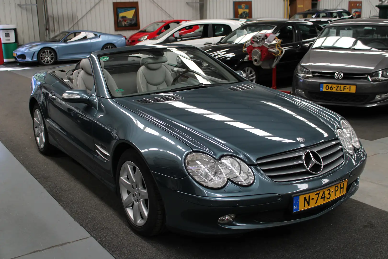 Mercedes-Benz SL 350 Automaat Airco, Cruise Control, Navigatie, Youngti Azul - 2