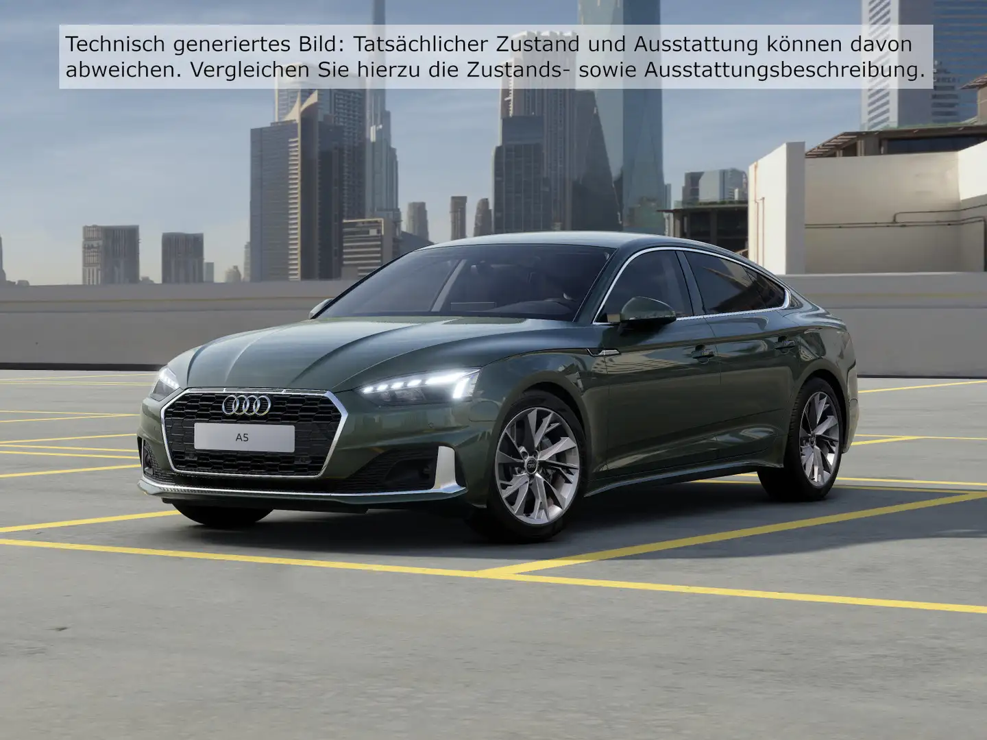 Audi A5 40 TFSI S tronic advanced MatrixLED Grün - 1