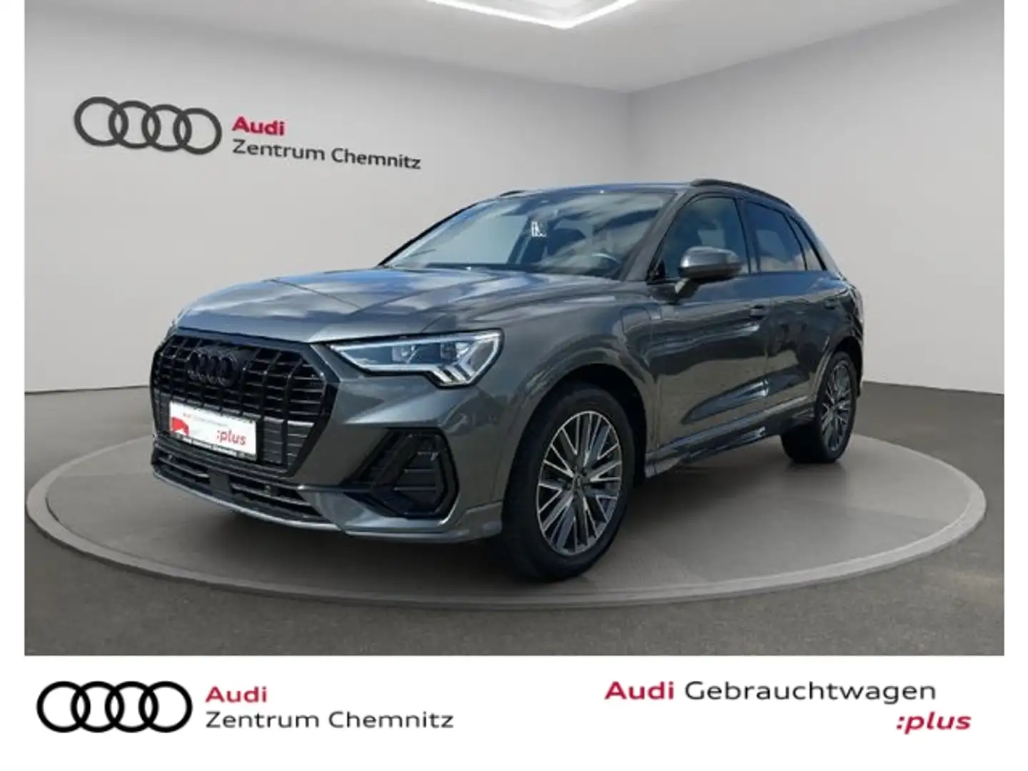 Audi Q3 45 TFSI e S tronic LINE+REAR+LED+ALCANTARA Grau - 1