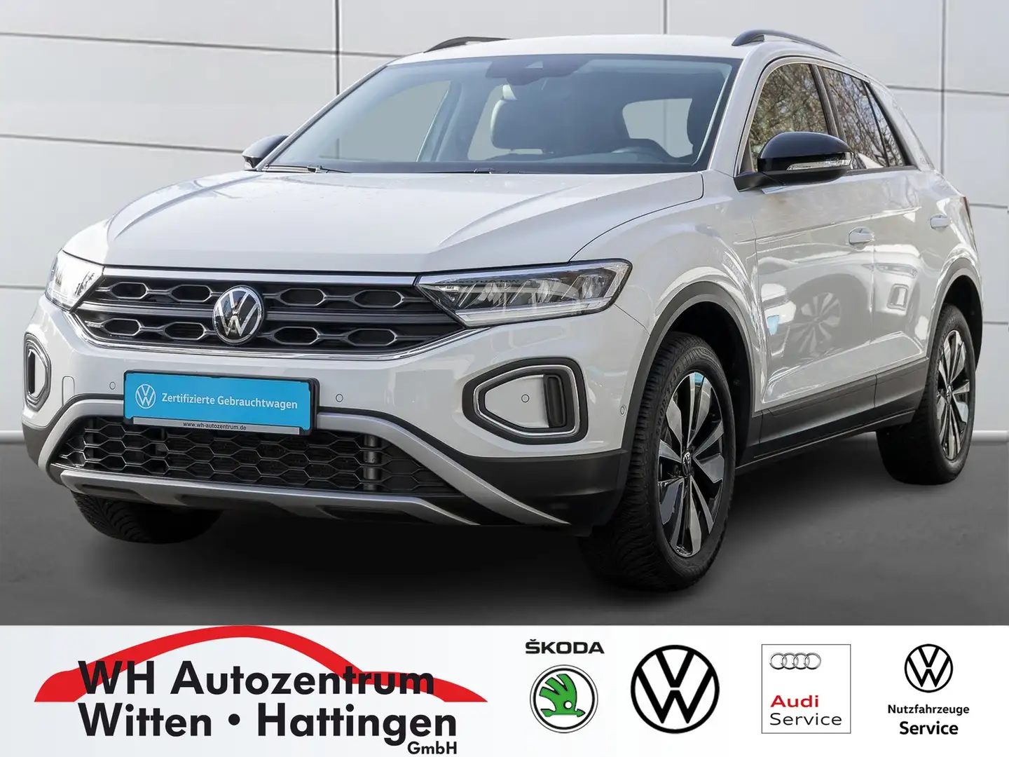 Volkswagen T-Roc 1.0 TSI Goal NAVI GJ-REIFEN LED PARK-ASSIST ACC Bianco - 1