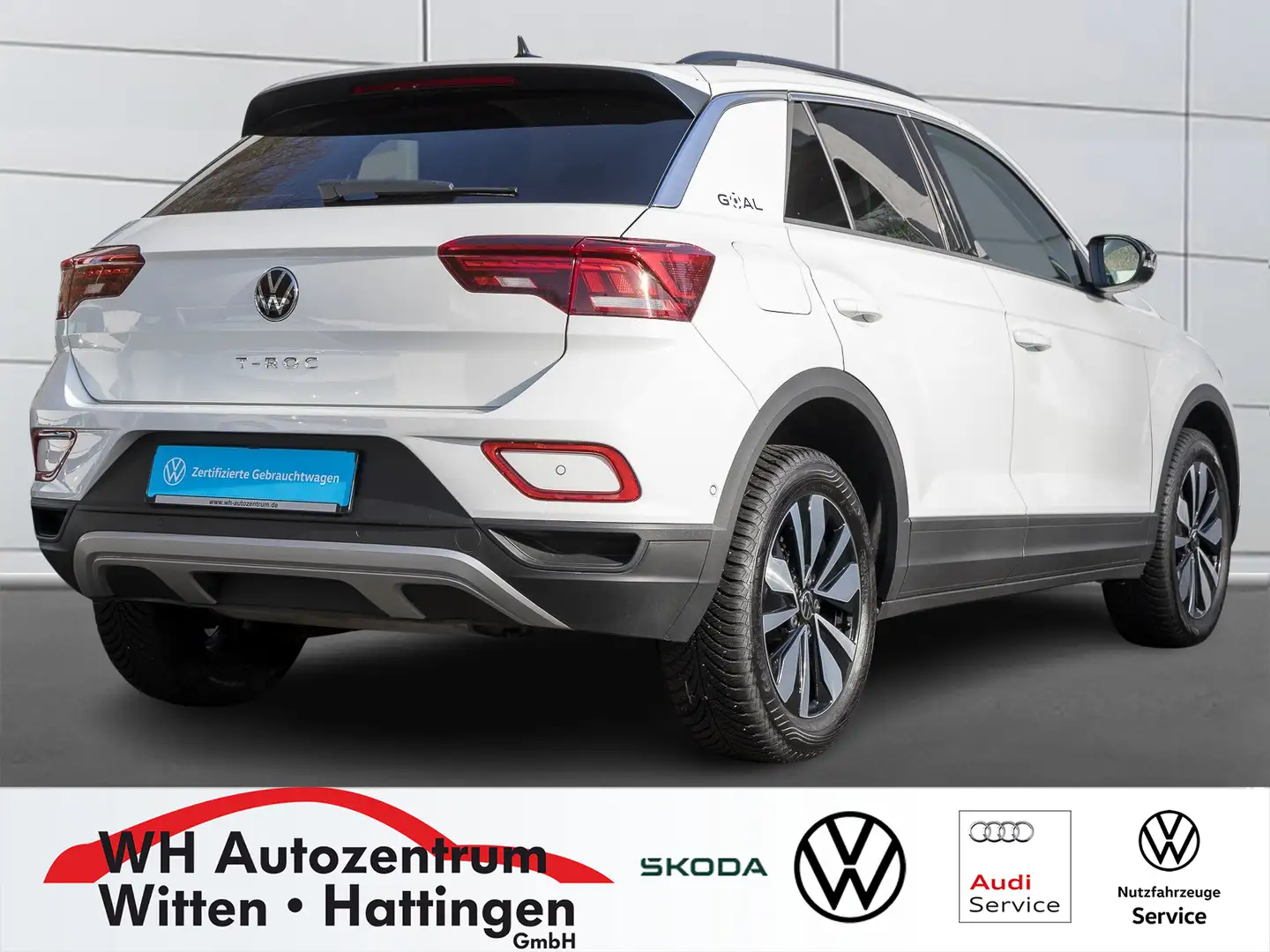 Volkswagen T-Roc 1.0 TSI Goal NAVI GJ-REIFEN LED PARK-ASSIST ACC Bianco - 2