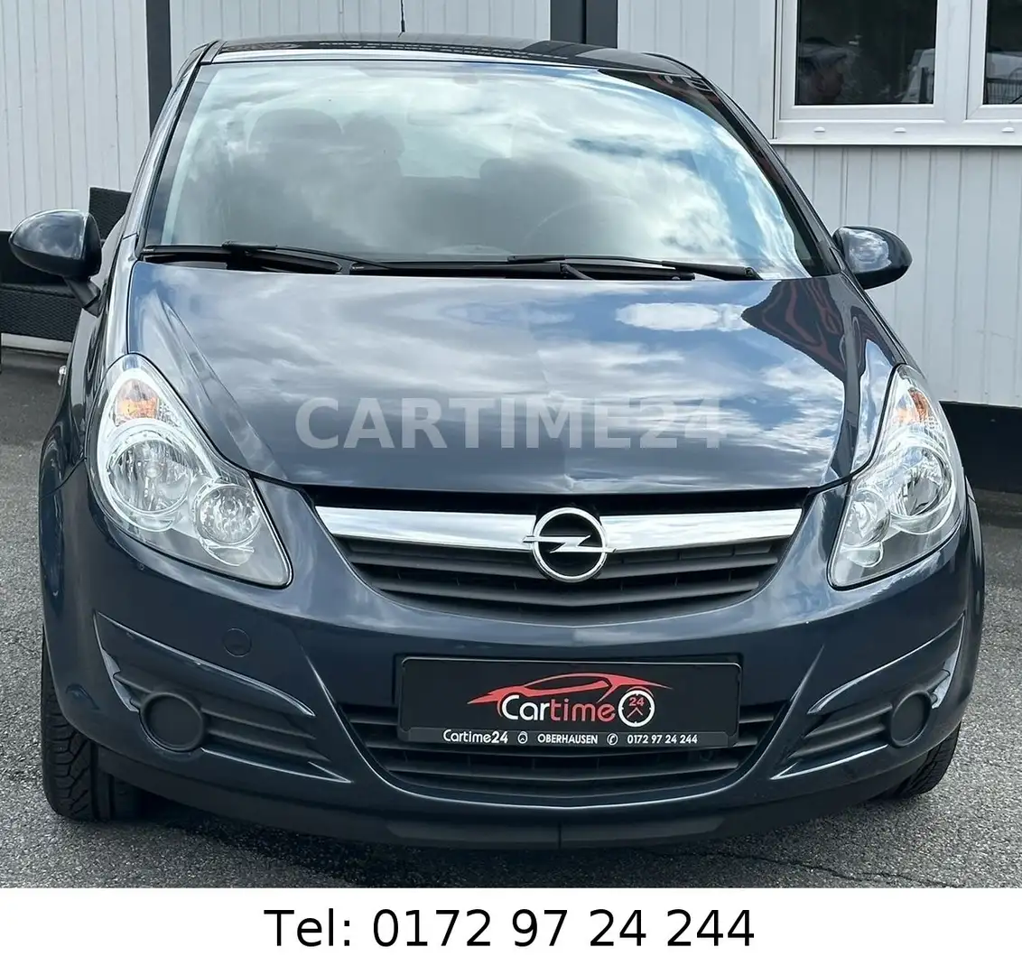Opel Corsa D Edition "111 Jahre"SCHECKHEFT*TÜV NEU* Blau - 1