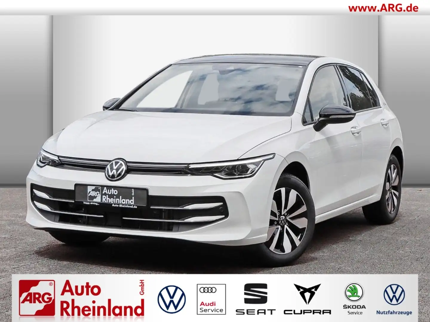 Volkswagen Golf VIII GOAL 1.5 eTSI OPF DSG PANO/RÜCKFAHRK./NAVI/LE Weiß - 1